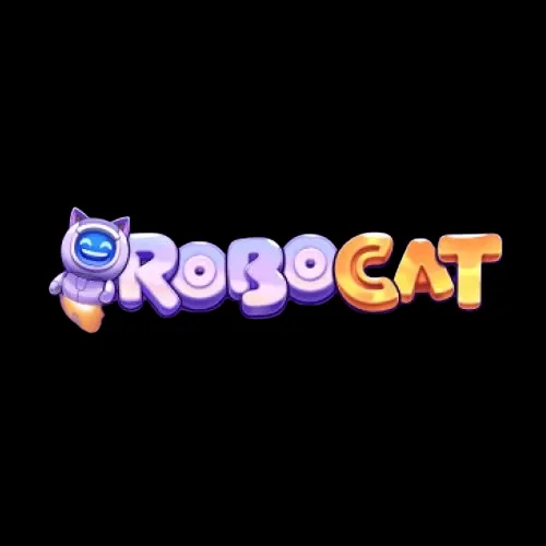 Robocat Casino Logo – Offizielles Logo der Online-Spielothek